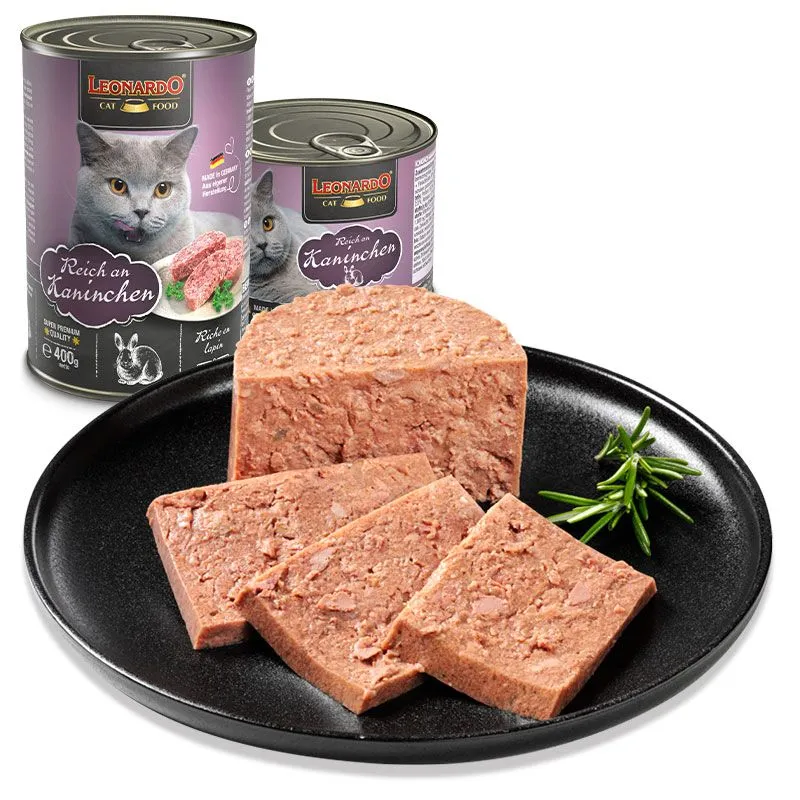 LEONARDO Reich an Kaninchen – Katzennassfutter