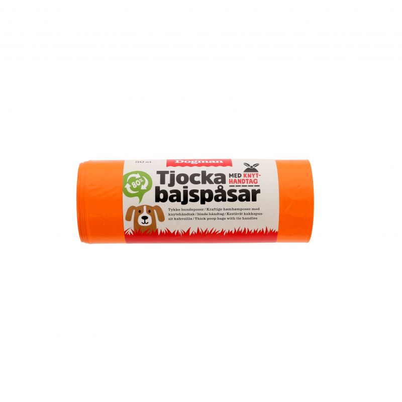 Dogman Kotbeutel mit Henkel 50p Orange
