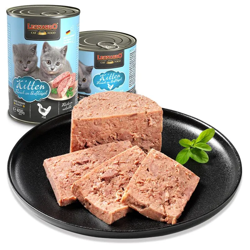 LEONARDO Kitten Reich an Geflügel – Katzennassfutter
