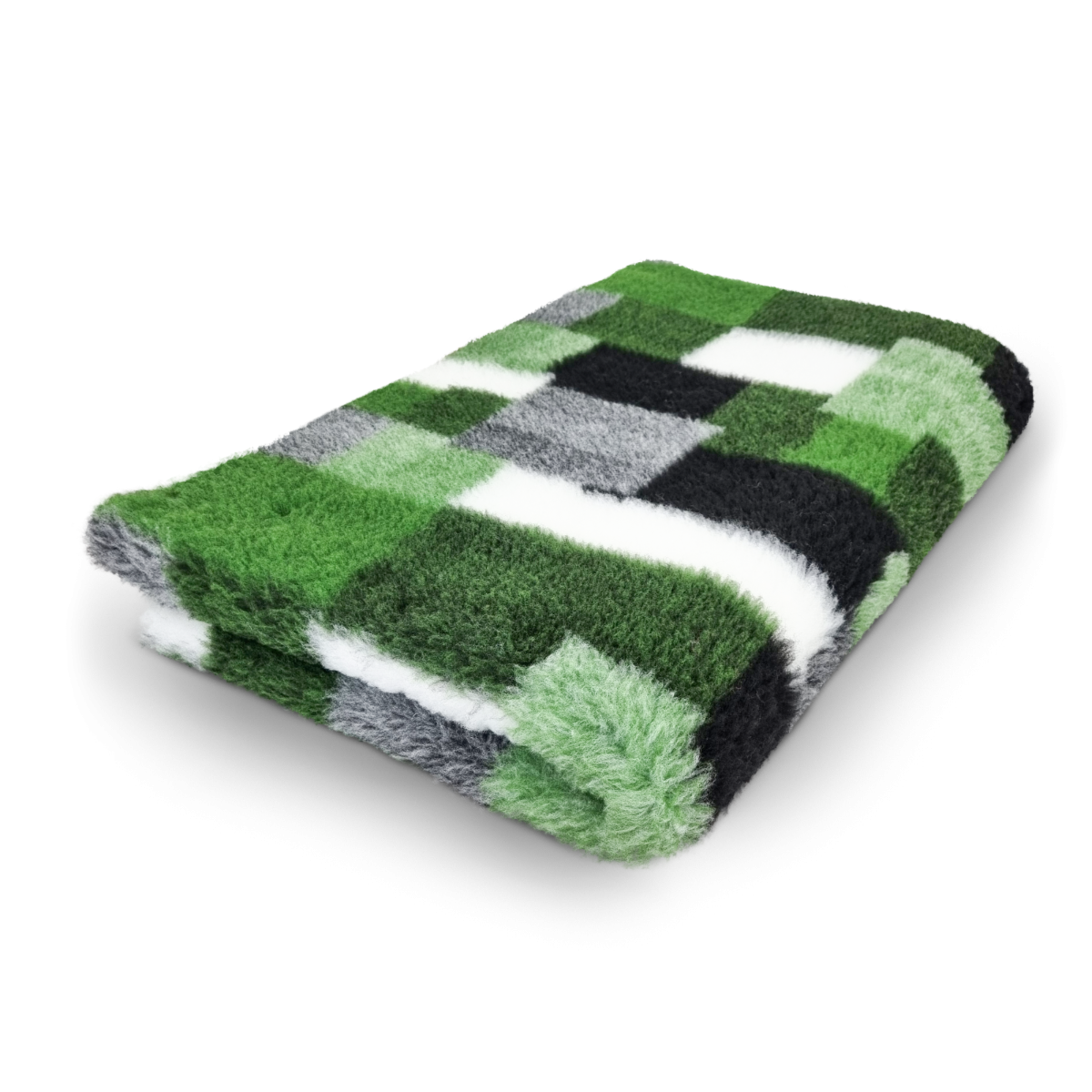 VET BED Patchwork grün schwarz weiss