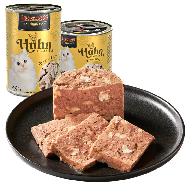LEONARDO Huhn mit extra Filet – Katzennassfutter