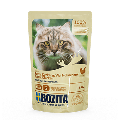 BOZITA HÄPPCHEN IN SOSSE MIT VIEL HÜHNCHEN 12 x 85g